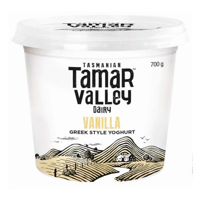 Tamar Valley Greek Style Vanilla Yoghurt 700g Kaiser Foods