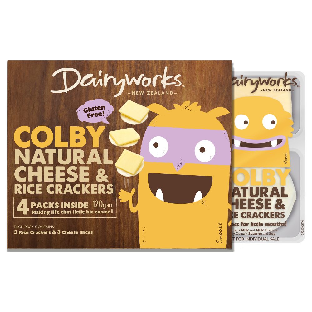 Dairyworks Colby Cheese & Cracker (4 Pack) Kaiser Foods