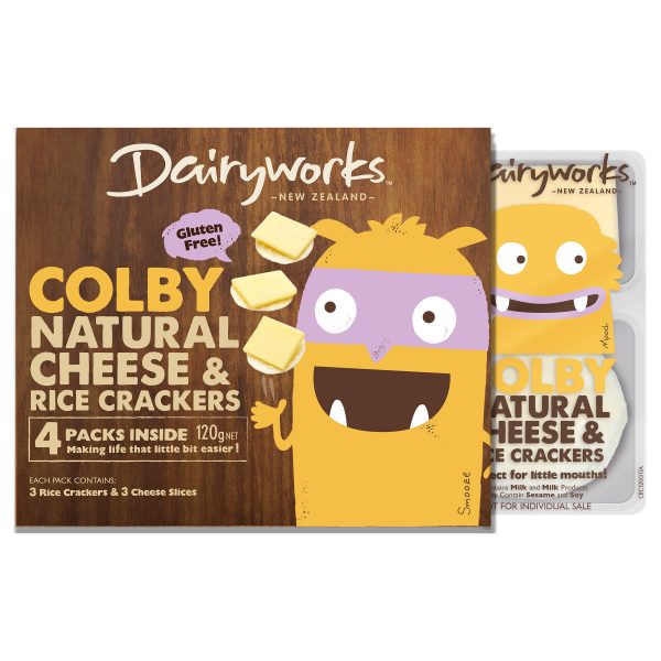 Dairyworks Colby Cheese & Cracker (4 Pack)