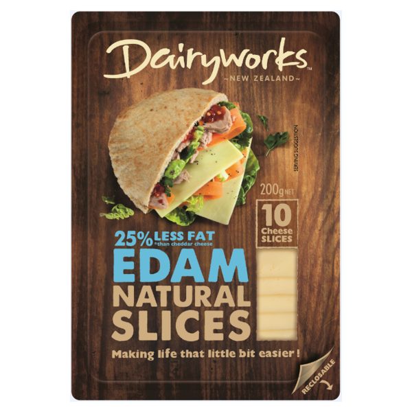 Dairyworks Edam Slices 200g