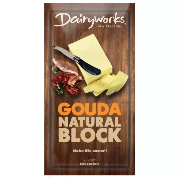 Dairyworks Gouda Block Cheese 210g