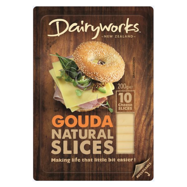 Dairyworks Gouda Slices 200g