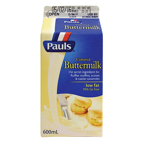 Pauls Low Fat Buttermilk 600ml