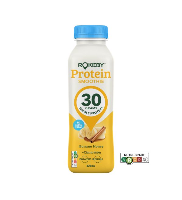 Rokeby Farms Protein Smoothie Banana 425ml