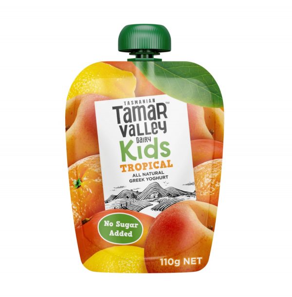 Tamar Valley Kids Tropical Greek Yoghurt 110g