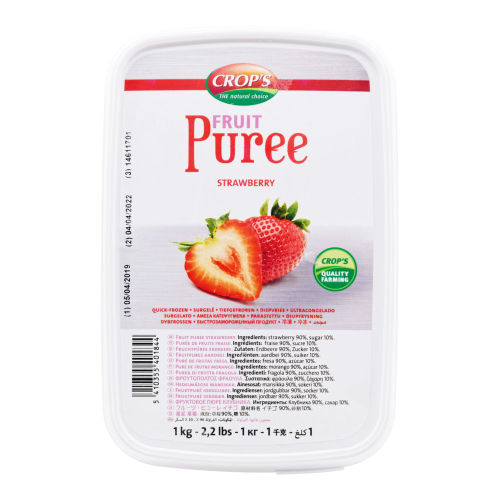 Crop’s Strawberry Puree 1kg Kaiser Foods