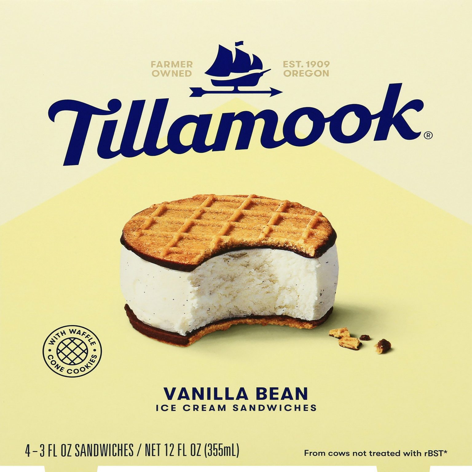 Tillamook Cookies & Cream Ice Cream 1.42L Kaiser Foods