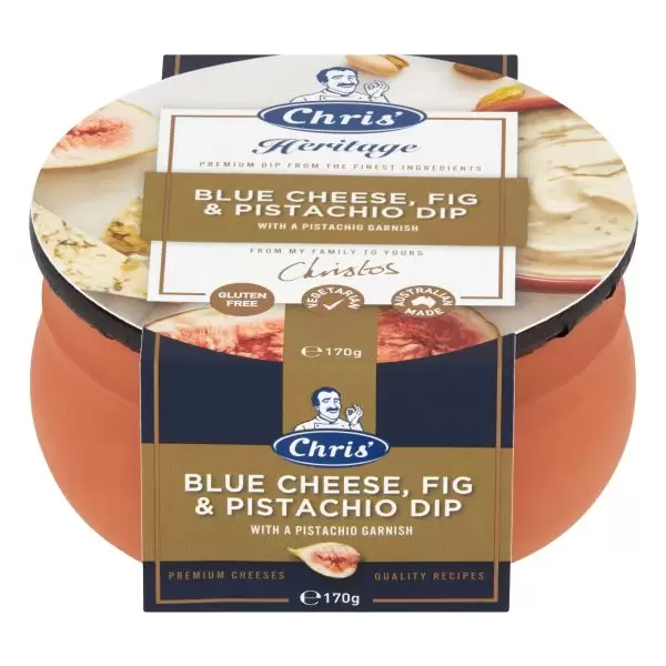 Chris' Blue Cheese Fig Pistachio 170g