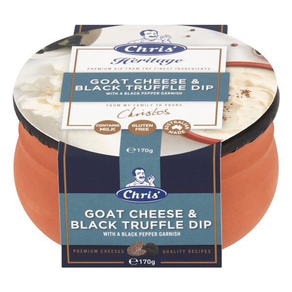 Chris' Goat's Cheese Black Truffle 170g