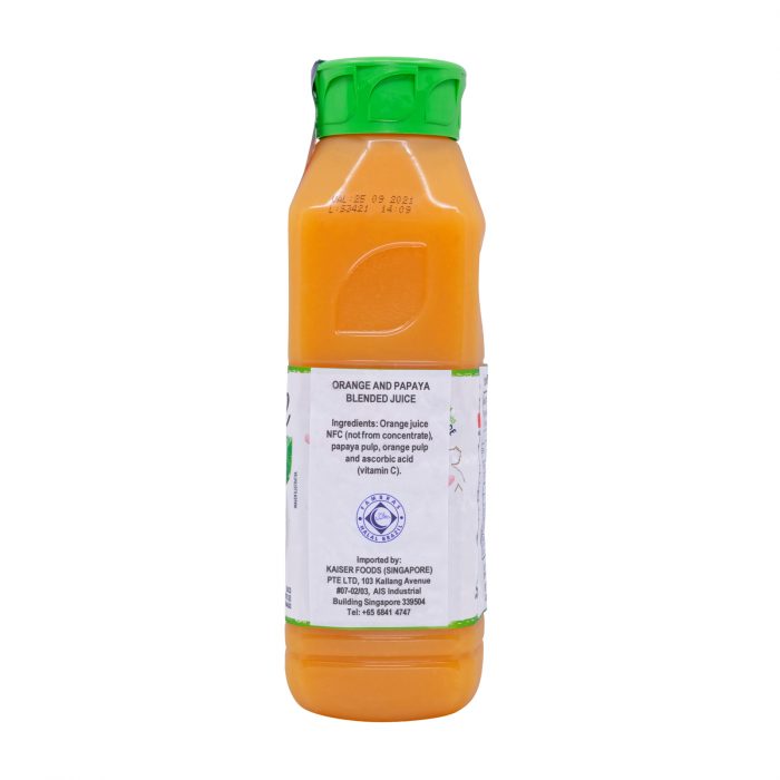 Natural One Orange and Papaya Juice 900ml Kaiser Foods