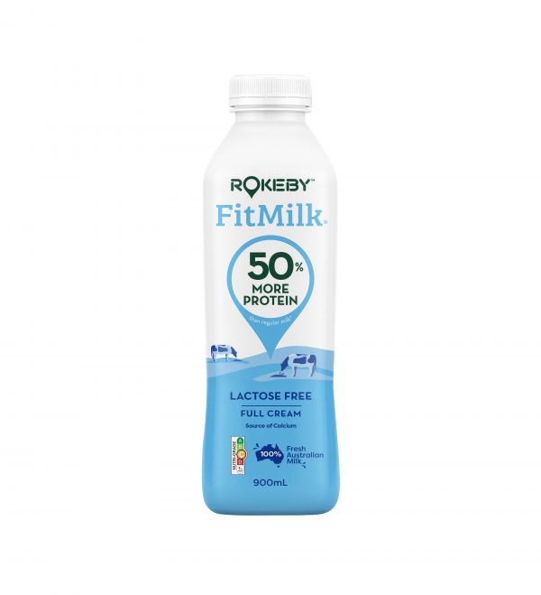 Rokeby Farms Fit Milk Full Cream Lactose Free 900ml