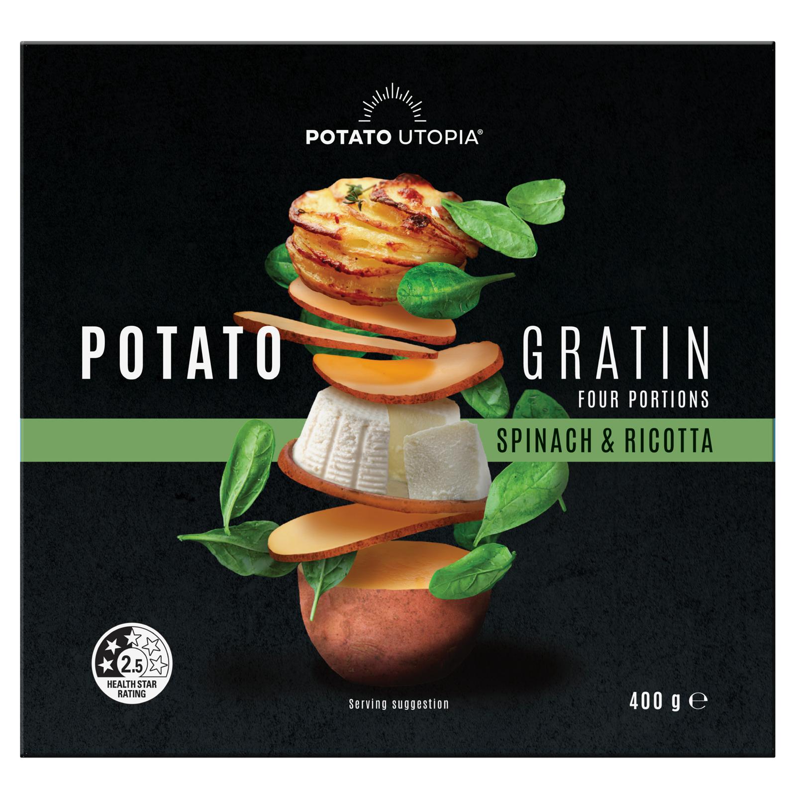 Potato Utopia Spinach & Ricotta 400g